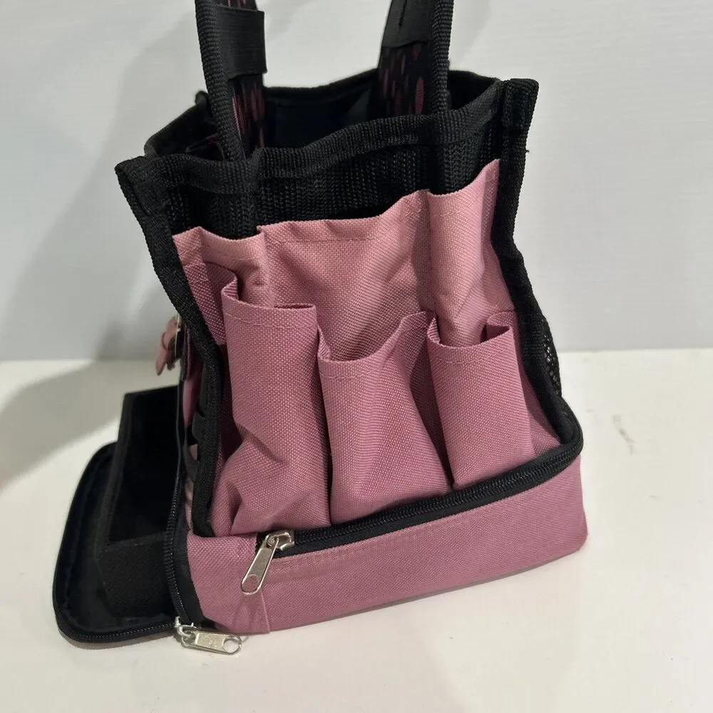 Tote-ally II Cool Hands-On-The-Go Pink Craft Tool Supply Tote Bag Organizer